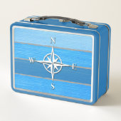 Nautisches Design Metall Lunch Box (Rückseite)