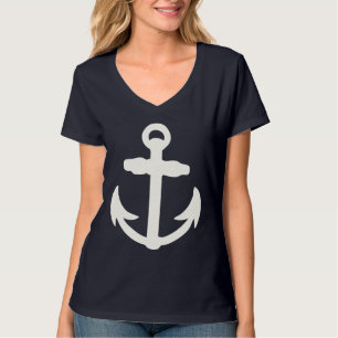 Nautisches Design mit großem Anker T-Shirt