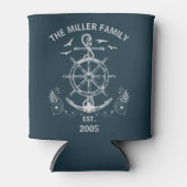 Nautisches Design mit Meereslandschaft Dosenkühler (Vorderseite)