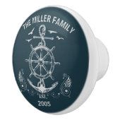 Nautisches Design mit Meereslandschaft Keramikknauf (Rechts)