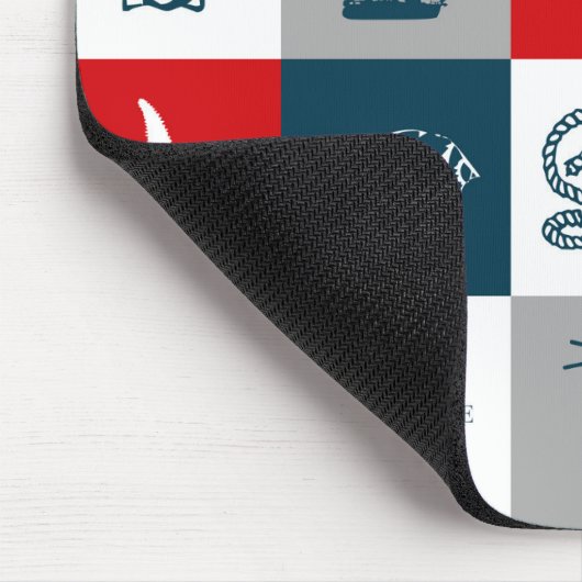 Nautisches Design Mousepad (Ecke)