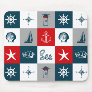 Nautisches Design Mousepad