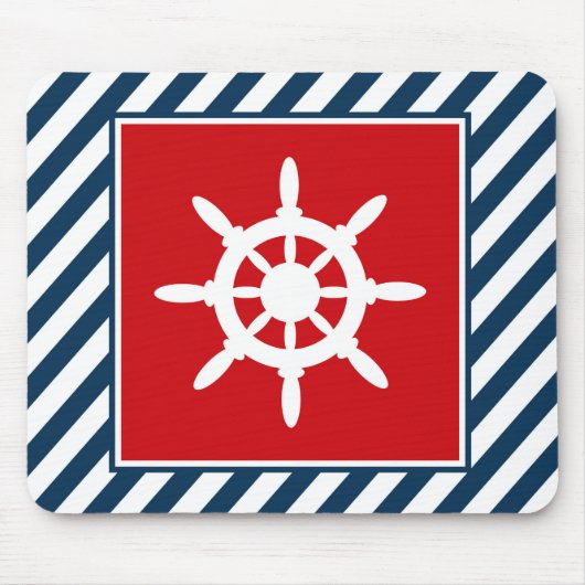 Nautisches Design Mousepad (Vorne)