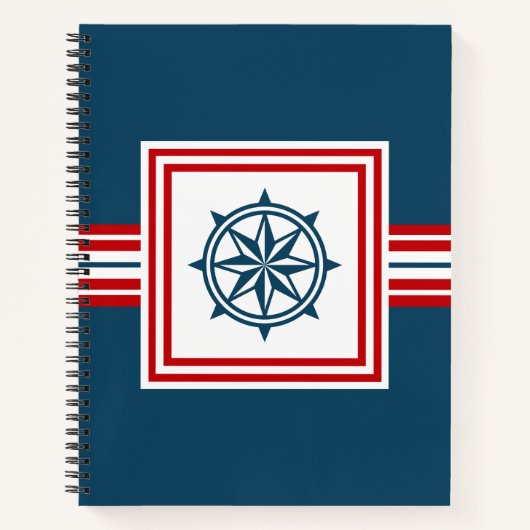 Nautisches Design Notizblock (Vorderseite)