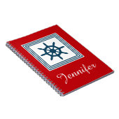 Nautisches Design Notizblock (Rechte Seite)