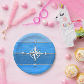 Nautisches Design Pappteller (Party)