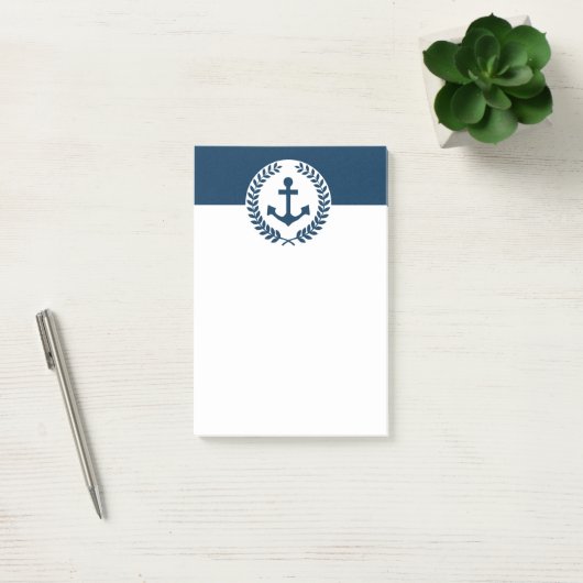 Nautisches Design Post-it Klebezettel (Büro)