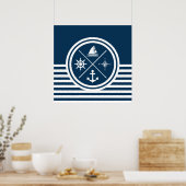 Nautisches Design Poster (Küche)