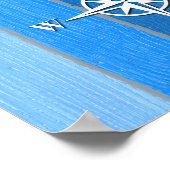 Nautisches Design Poster (Ecke)