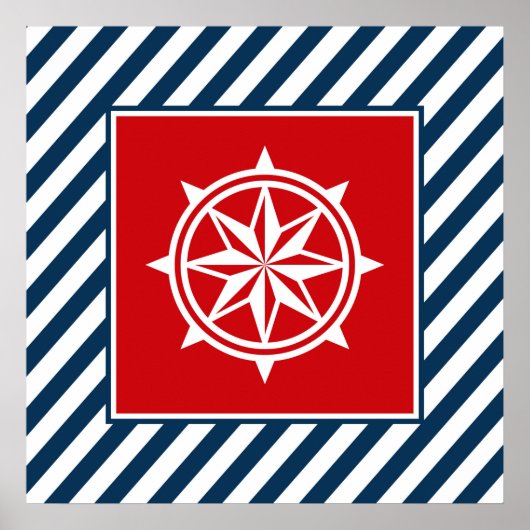 Nautisches Design Poster (Vorne)