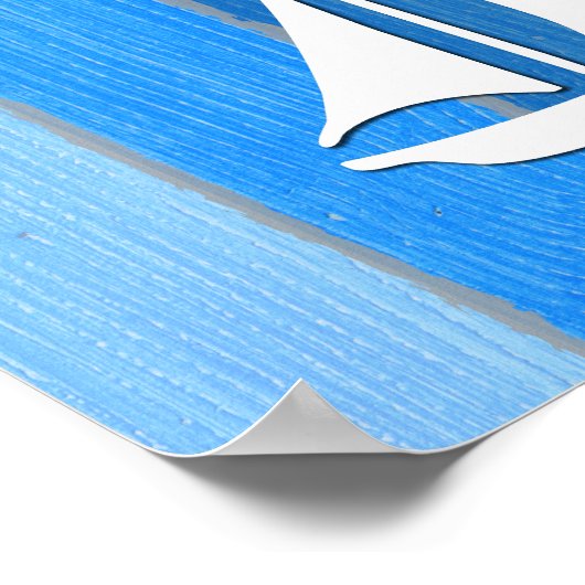 Nautisches Design Poster (Ecke)