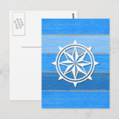 Nautisches Design Postkarte (Vorne/Hinten)