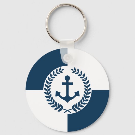 Nautisches Design Schlüsselanhänger (Vorderseite)