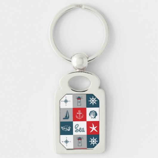 Nautisches Design Schlüsselanhänger (Vorderseite)