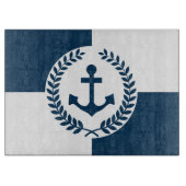 Nautisches Design Schneidebrett (Vorderseite)
