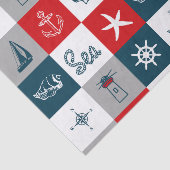 Nautisches Design Seidenpapier (Ausschnitt)