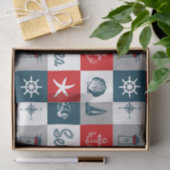 Nautisches Design Seidenpapier (Geschenk)