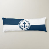 Nautisches Design Seitenschläferkissen (Rückseite)