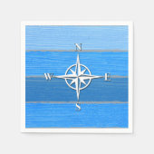 Nautisches Design Serviette (Vorderseite)