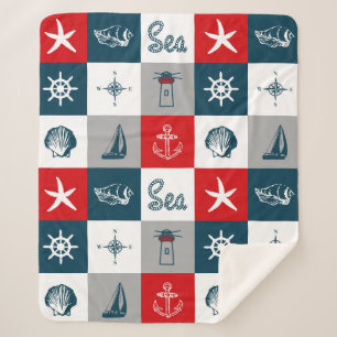 Nautisches Design Sherpadecke