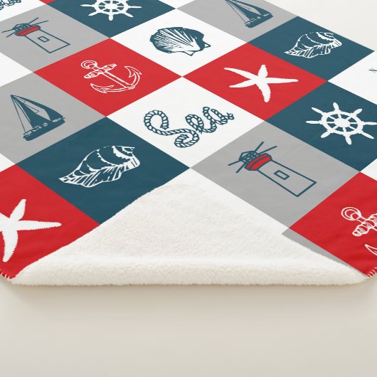 Nautisches Design Sherpadecke (3/4)