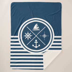 Nautisches Design Sherpadecke