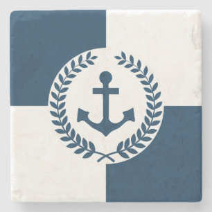 Nautisches Design Steinuntersetzer