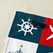 Nautisches Design Strandtuch (Beispiel)