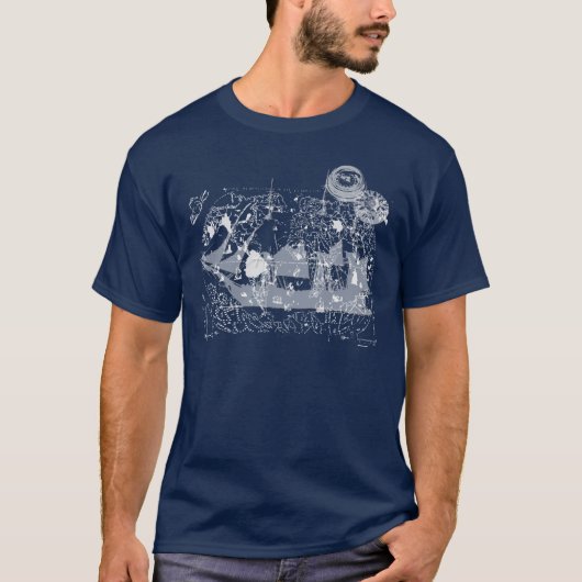 Nautisches Design T-Shirt (Vorderseite)