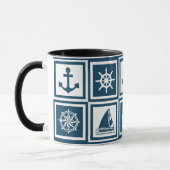 Nautisches Design Tasse (Links)
