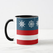 Nautisches Design Tasse (Links)