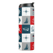 Nautisches Design Thermosbecher (Nach links gedreht)