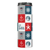 Nautisches Design Thermosbecher (Rückseite)