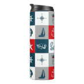Nautisches Design Thermosbecher (Nach rechts gedreht)