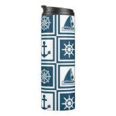 Nautisches Design Thermosbecher (Nach rechts gedreht)
