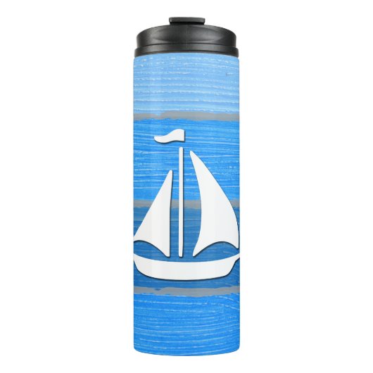 Nautisches Design Thermosbecher (Vorderseite)