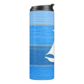 Nautisches Design Thermosbecher (Nach links gedreht)