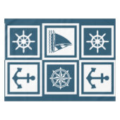Nautisches Design Tischdecke (Vorderseite (Horizontal))