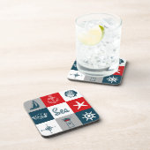 Nautisches Design Untersetzer (Rechte Seite)