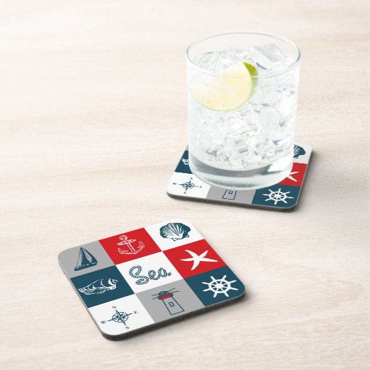 Nautisches Design Untersetzer (Rechte Seite)
