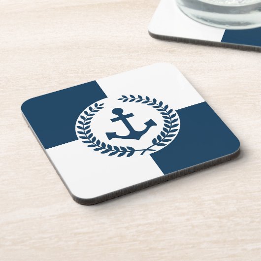 Nautisches Design Untersetzer (Linke Seite)