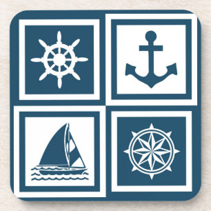 Nautisches Design Untersetzer