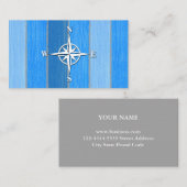 Nautisches Design Visitenkarte (Vorne/Hinten)