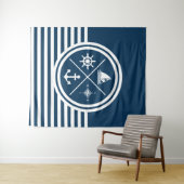 Nautisches Design Wandteppich (Beispiel (Horizontal))