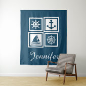 Nautisches Design Wandteppich (Beispiel)