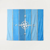 Nautisches Design Wandteppich (Vorderseite (Horizontal))