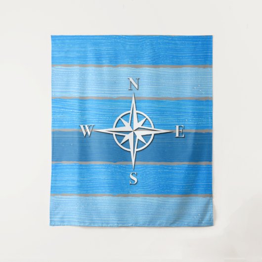 Nautisches Design Wandteppich (Vorderseite)