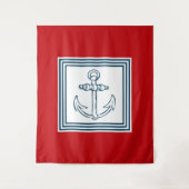 Nautisches Design Wandteppich (Vorderseite)