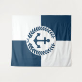 Nautisches Design Wandteppich (Vorderseite (Horizontal))