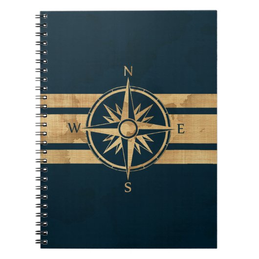 Nautisches Explorer-Kompass Notizblock (Vorderseite)